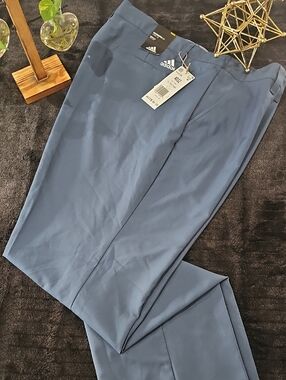 adidas Men's Slate Blue Dress Pants
